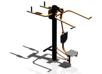 Уличный тренажер "Верхняя тяга Брусья Пресс" УТ339 в Омске