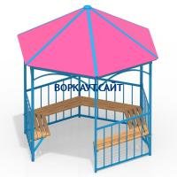 Беседка с лавками МАФ 4120 в Омске