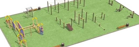 Проект спортивной площадки для любого возраста в Омске