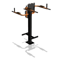 Уличный тренажер  "Брусья-пресс двойной"  УТ202 в Омске