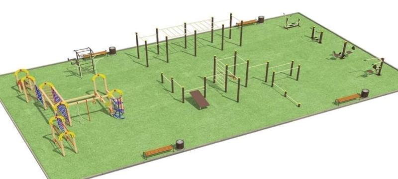 Проект спортивной площадки для любого возраста - 1 096 200 рублей. в Омске