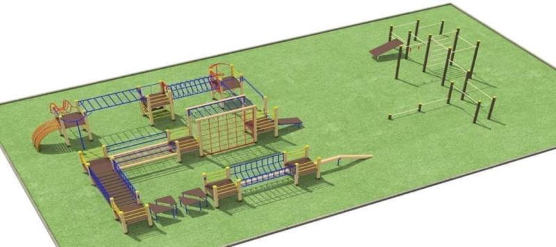 Проект спортплощадки с полосой препятствий - 1 178 100 рублей в Омске