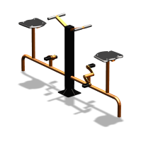 Уличный тренажер  "Вело двойной"   УТ211 в Омске