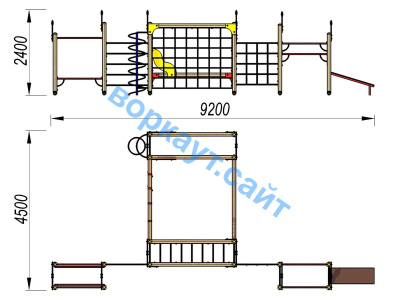 Детский спортивный комплекс ДСК 3102 в Омске