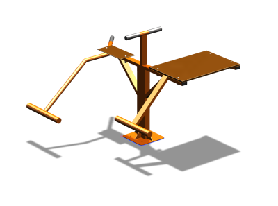 Уличный тренажер "Пресс Гиперэкстензия" УТ327 в Омске