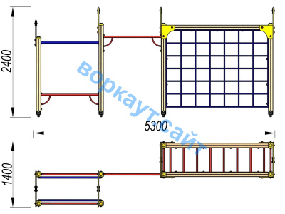 Детский спортивный комплекс Атлет ДСК 3106 в Омске