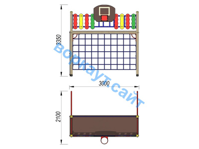Детский спортивный комплекс ДСК 3101 в Омске