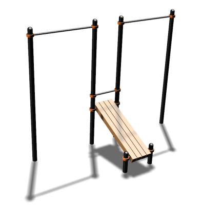 Воркаут турники со скамьей для пресса ВС-27 в Омске