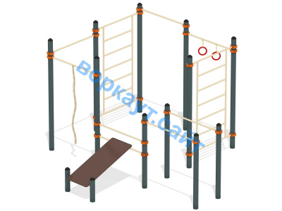 Спортивный комплекс воркаут ВС-47 в Омске