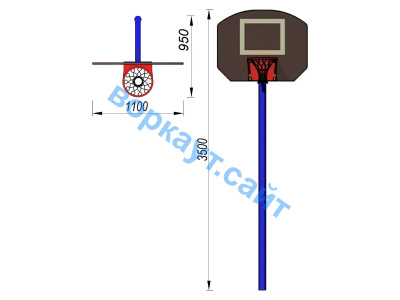 Баскетбольный щит СИО 3510 в Омске
