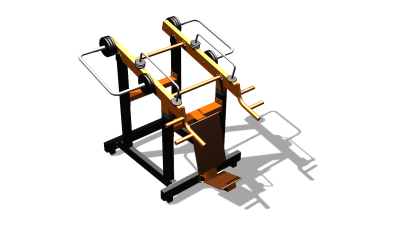 Силовой уличный тренажер  "Жим вверх"  УТ421 в Омске