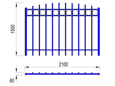 Ограждение спортивной площадки МАФ 5005 в Омске