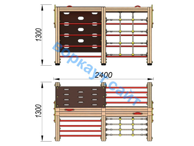Детский спортивный комплекс ДСК 3203 в Омске