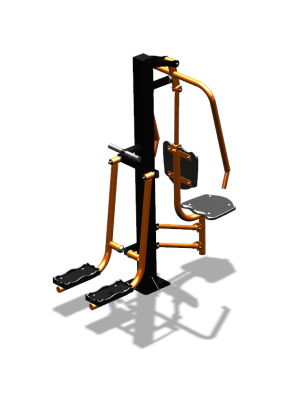 Уличный тренажер "Жим от груди Шпагат" УТ306 в Омске