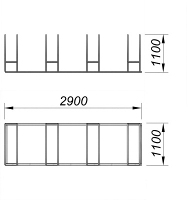 Велопарковка МАФ 6002 в Омске