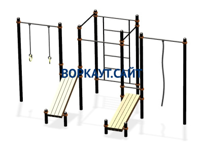 Спортивный комплекс воркаут ВС-44 в Омске