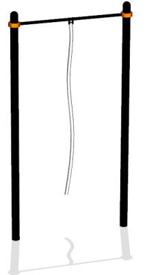 Турник с гимнастическим канатом ВС-34 в Омске