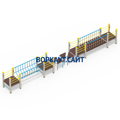 Детский спортивный комплекс Двойной мостик ДСК 3115 в Омске