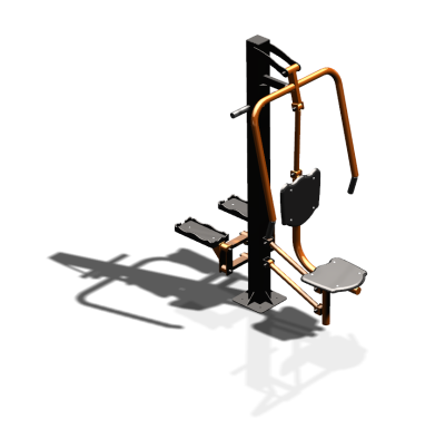 Уличный тренажер "Жим от груди Степпер" УТ342 в Омске