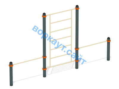 Шведская стенка с перекладинами ВС-13 в Омске