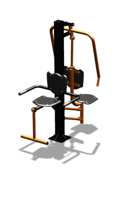Уличный тренажер "Жим от груди Флекс" УТ324 в Омске