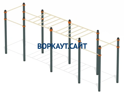 Воркаут рукоход с турниками ВС-23 в Омске
