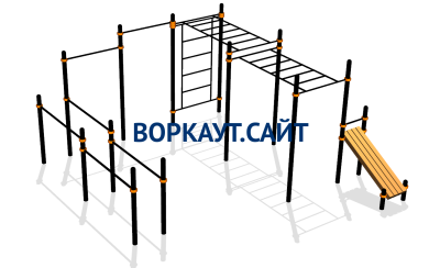 Спортивный комплекс воркаут ВС-109 в Омске