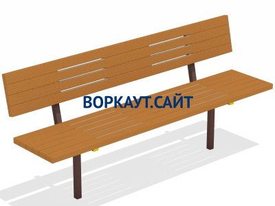 Диван уличный МАФ 1608 в Омске