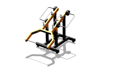 Силовой уличный тренажер  "Мультиштанга"  УТ417 в Омске