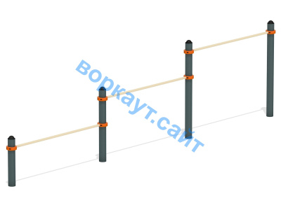 Каскад турников тройной ВС-6 в Омске