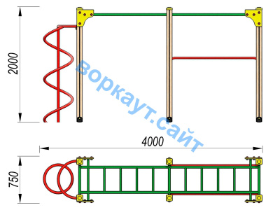 Детский спортивный комплекс ДСК 3104 в Омске