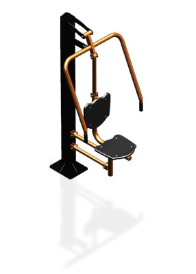 Уличный тренажер "Жим от груди одинарный" УТ 111 в Омске