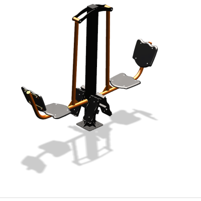 Уличный тренажер  "Жим ногами двойной"  УТ203 в Омске