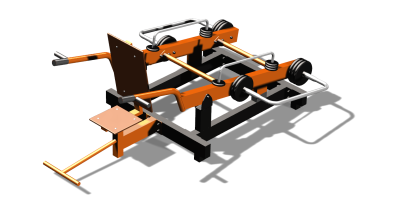 Силовой уличный тренажер  "Трицепс"  УТ424 в Омске