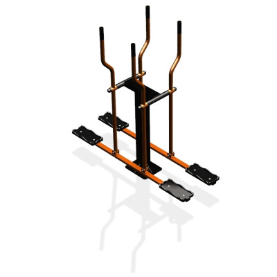 Уличный тренажер  "Лыжи двойные"   УТ210 в Омске