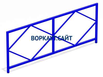 Ограждение площадки МАФ 5001 в Омске
