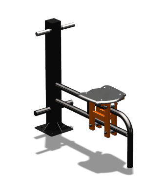 Уличный тренажер "Каталка одинарная" УТ 123 в Омске