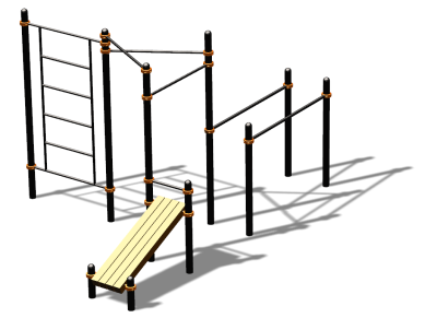 Спортивный комплекс воркаут ВС-140 в Омске