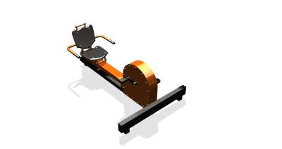 Силовой уличный тренажер  "Велотренажер"  УТ410 в Омске