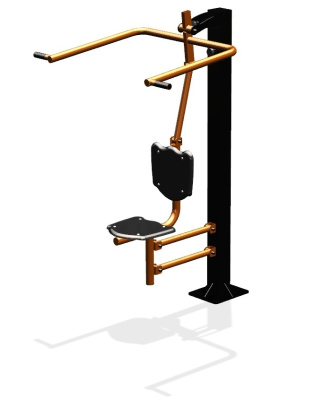 Уличный тренажер "Верхняя тяга одинарный" УТ 114 в Омске