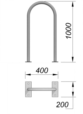 Велопарковка МАФ 6001 в Омске