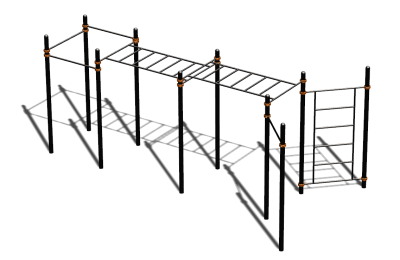 Спортивный комплекс воркаут ВС-118 в Омске