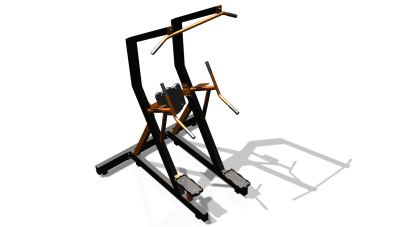 Силовой уличный тренажер  "Комбинированный станок"  УТ416 в Омске