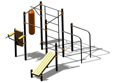 Спортивный комплекс воркаут ВС-93 в Омске