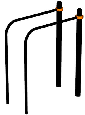 Воркаут брусья приставные ВС-39 в Омске