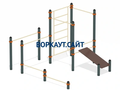 Спортивный комплекс воркаут ВС-43 в Омске