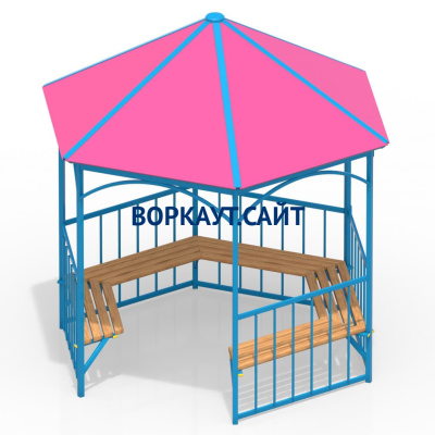 Беседка с лавками МАФ 4120 в Омске