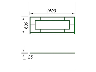 Ограждение площадки МАФ 5000 в Омске