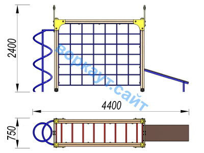 Детский спортивный комплекс Юниор ДСК 3105 в Омске