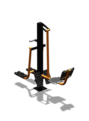 Уличный тренажер "Жим ногами Шпагат" УТ315 в Омске